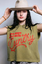 Load image into Gallery viewer, She's Gone Cuntry - Crop Top Muscle Tee