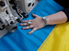 Load image into Gallery viewer, Hand-sewn Pansexual Pride Flag