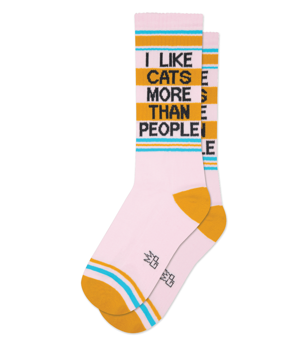 I Like Cats More Than People Socks