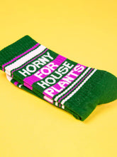 Load image into Gallery viewer, Horny For Houseplants Socks