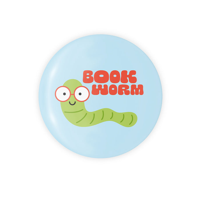 Book Worm Button