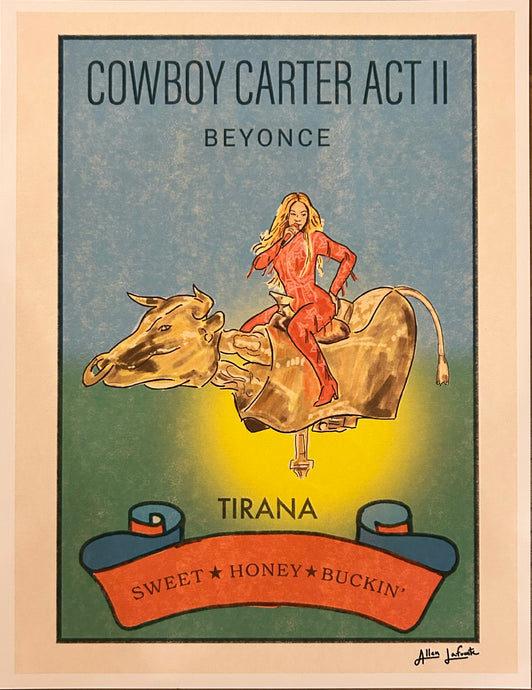 Cowboy Carter Loteria - Main Card - Art Print