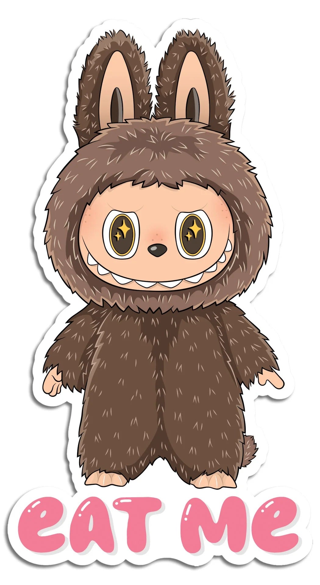 Labubu Eat Me - Sticker
