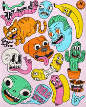Load image into Gallery viewer, Hey Meow - Art Print