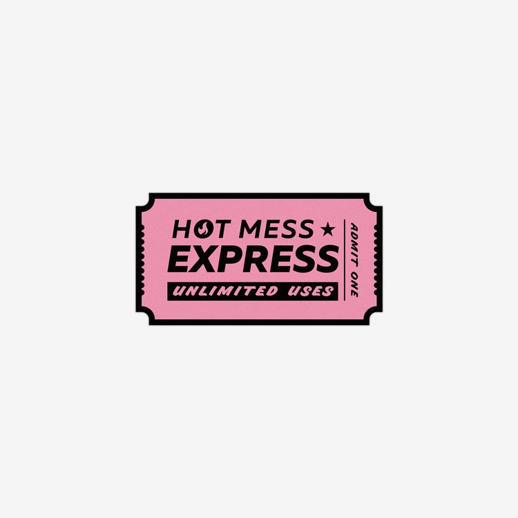 Hot Mess Express Sticker