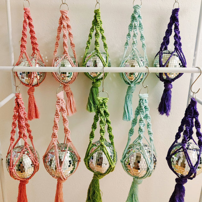 Macramé Disco Ball