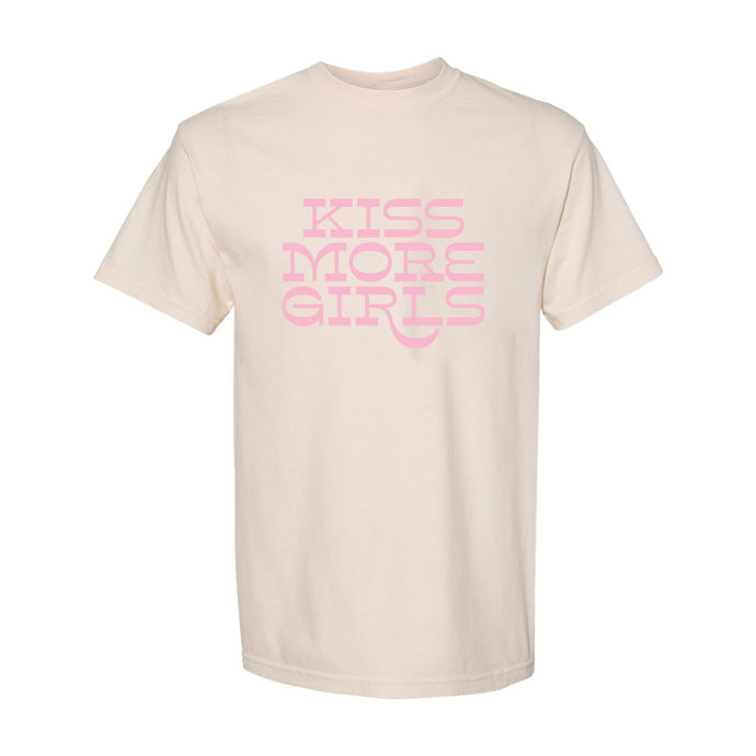 Kiss More Girls - Cream - Tee Shirt