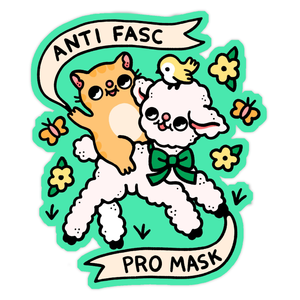 Anti Fasc, Pro Mask Sticker