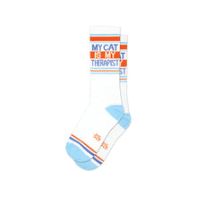 Load image into Gallery viewer, My Cat Is My Therapist Socks