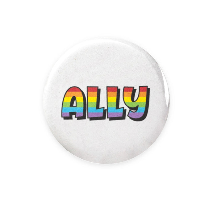 Ally Rainbow Button