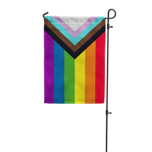 Load image into Gallery viewer, Progress Pride Garden Flag