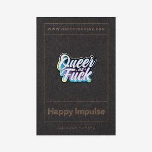 Queer As Fuck - Enamel Pin