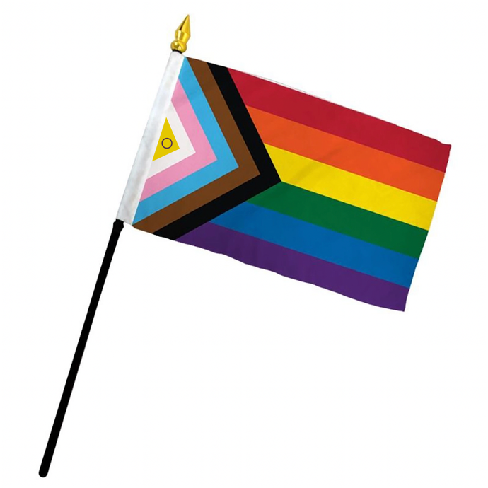 Hand Held Intersex Pride Flag