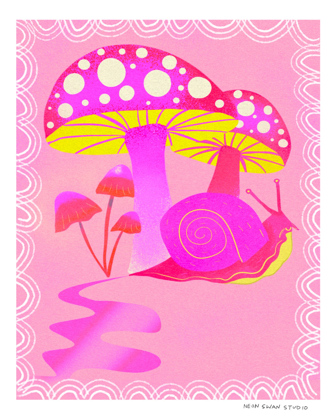 Mushroom Garden - Giclée Print