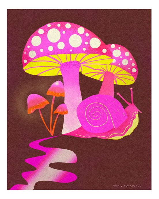 Mushroom Garden - Giclée Print