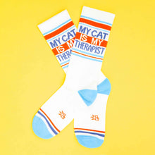 Load image into Gallery viewer, My Cat Is My Therapist Socks