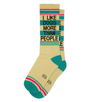 I Like Dogs More Than People Socks