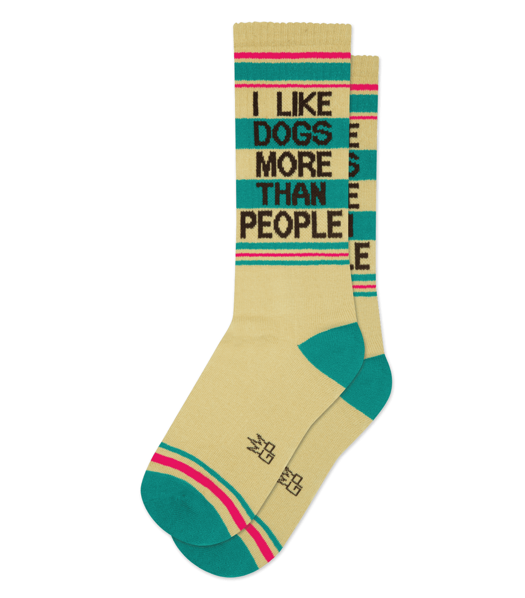 I Like Dogs More Than People Socks