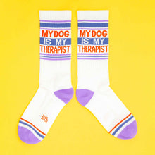 Load image into Gallery viewer, My Dog Is My Therapist Socks