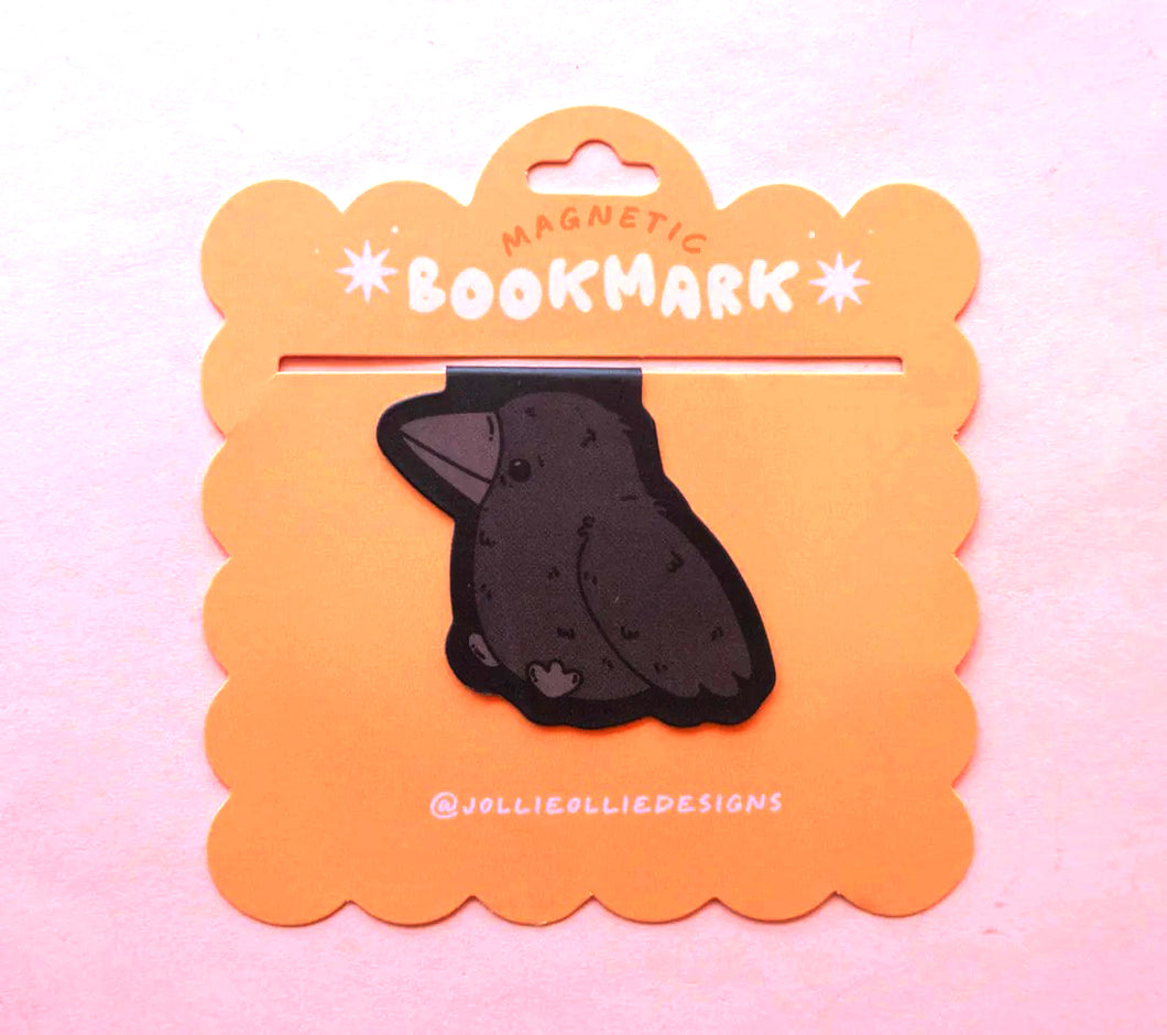Crow Magnetic Bookmark