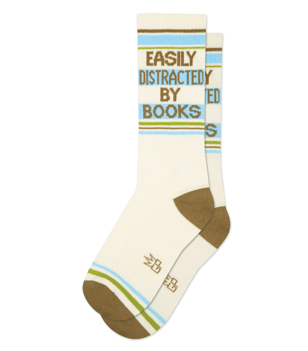 Easily Distracted By Books Socks