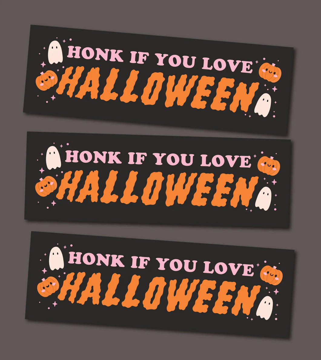 Honk If You Love Halloween - Bumper Magnet