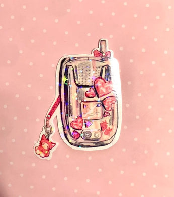 Retro Cell Phone - Sticker