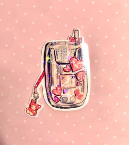 Retro Cell Phone - Sticker