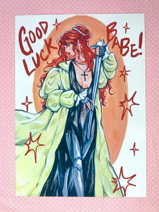 Good Luck Babe - Art Print