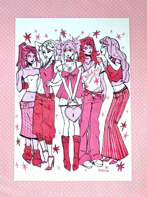 Girls Girls Girls - Art Print