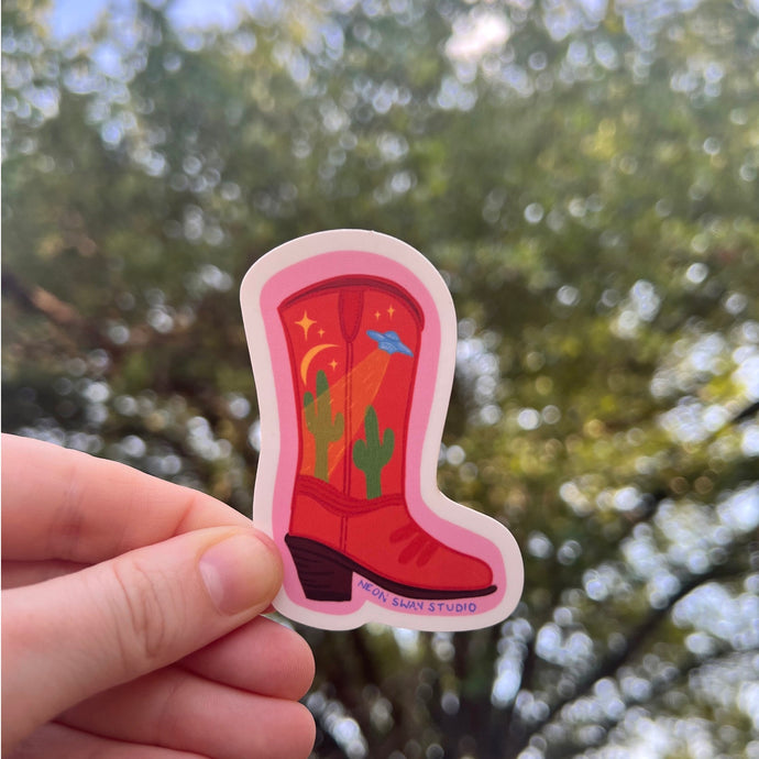 Space Boot - Sticker