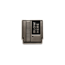 Load image into Gallery viewer, Blow Here - Silver Enamel Pin