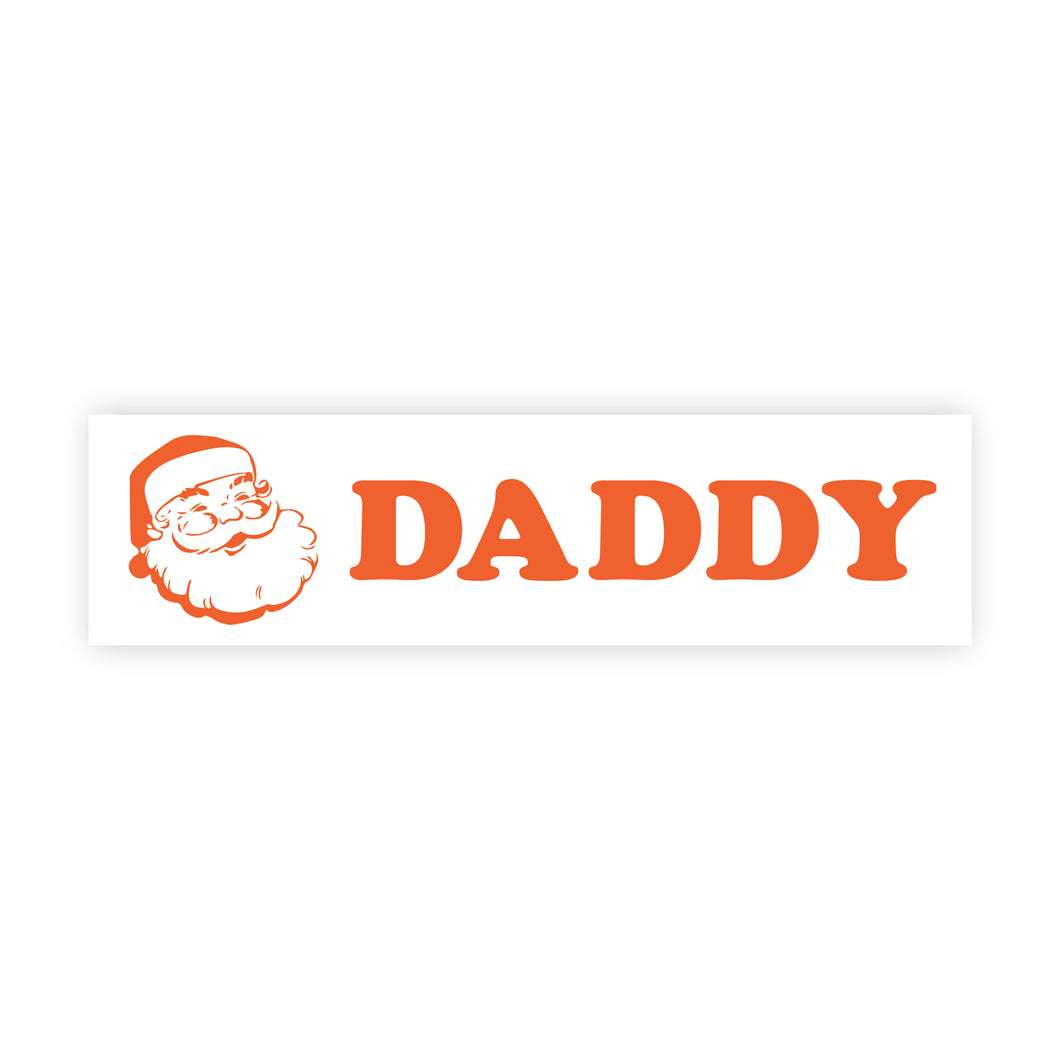 Santa Daddy bumper sticker