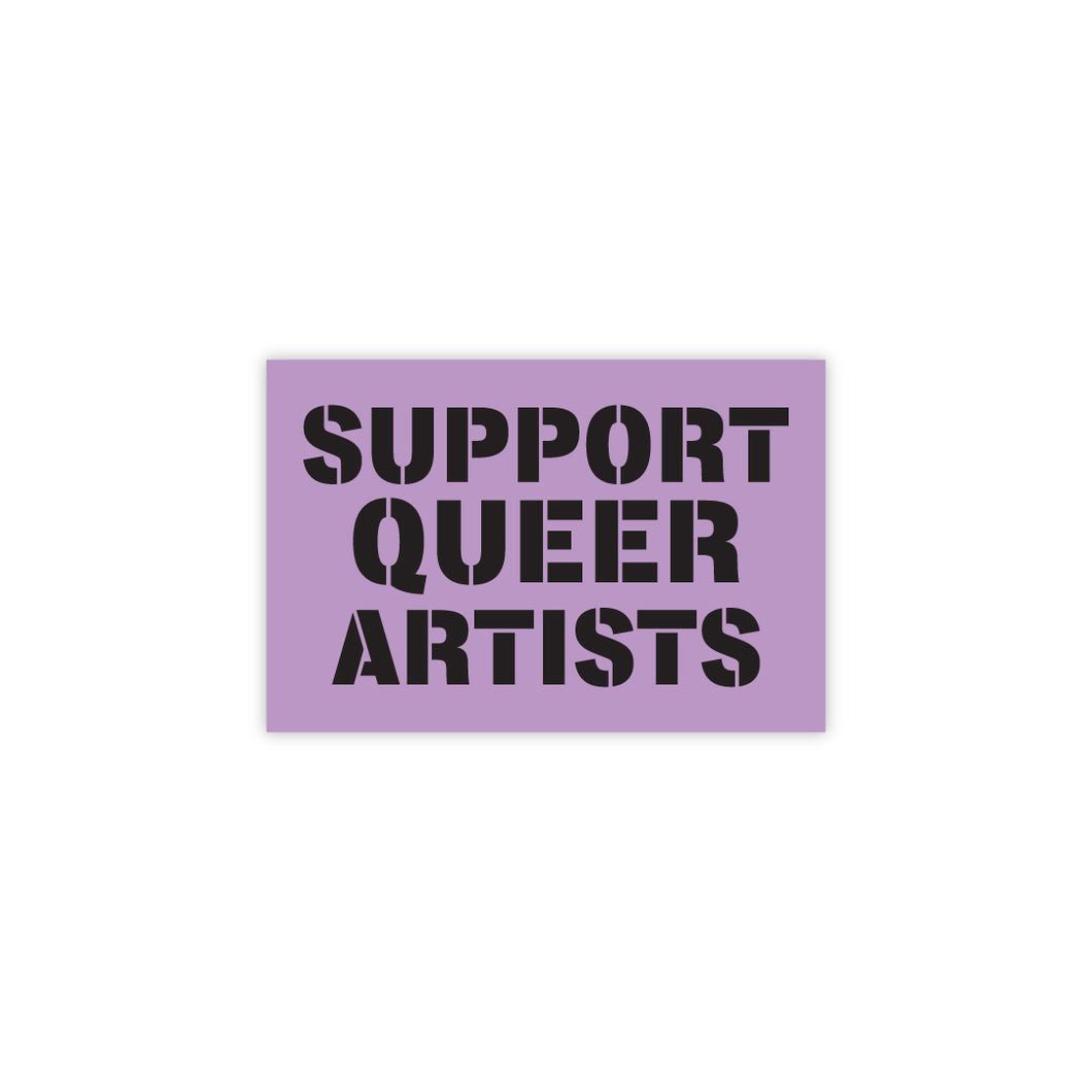 Support Queer Artists Sticker