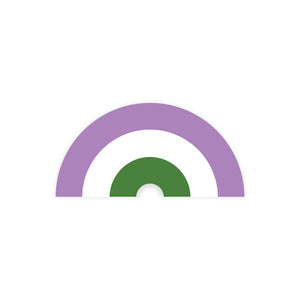 Genderqueer Flag - Pride Rainbow
