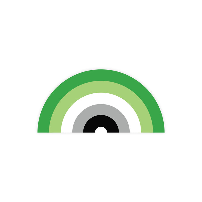 Aromantic Flag - Pride Rainbow