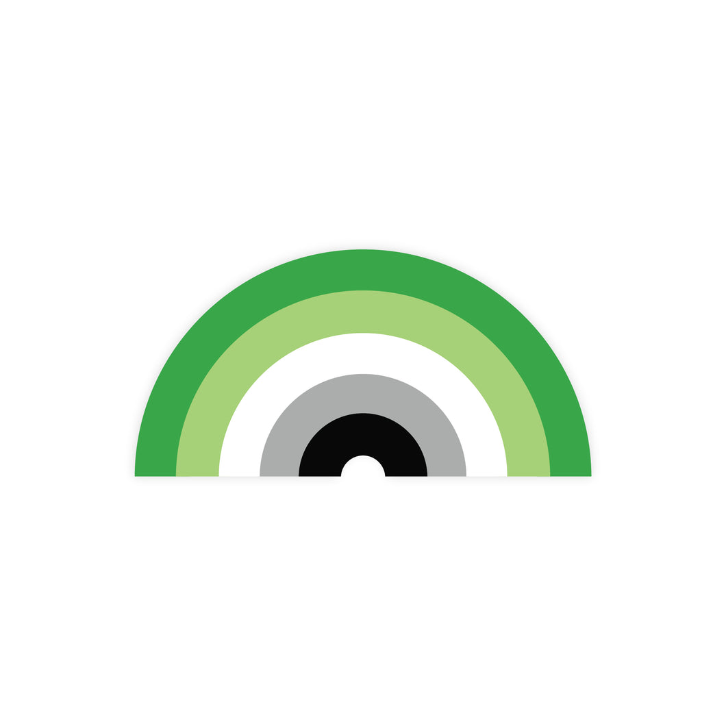 Aromantic Flag - Pride Rainbow