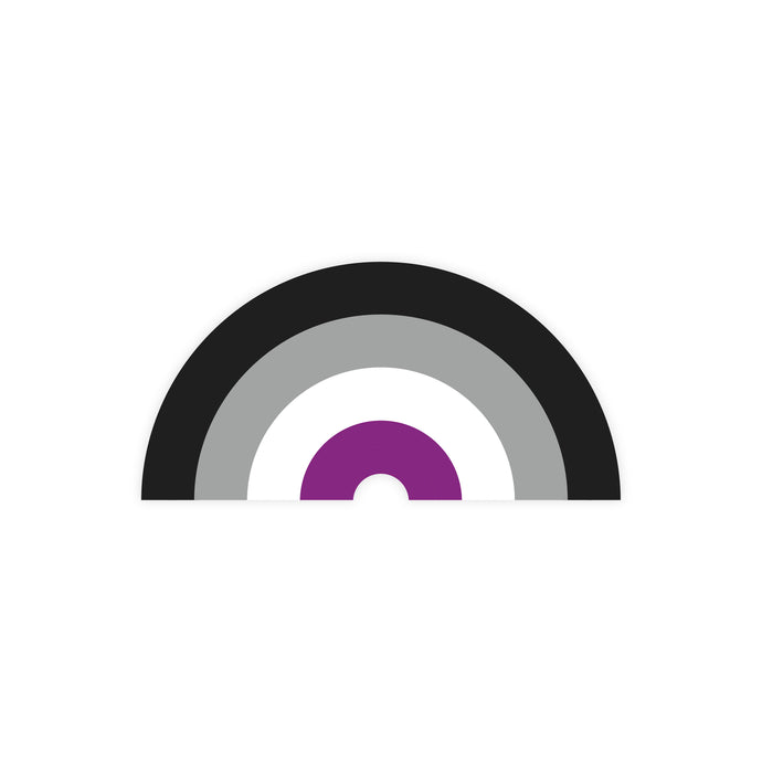 Asexual Flag - Pride Rainbow
